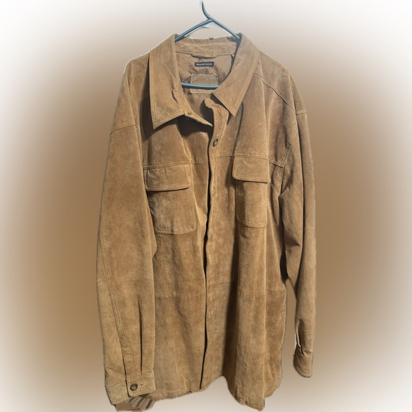 3XL TALL GENUINE SUEDE 100% LEATHER - Picture 1 of 5